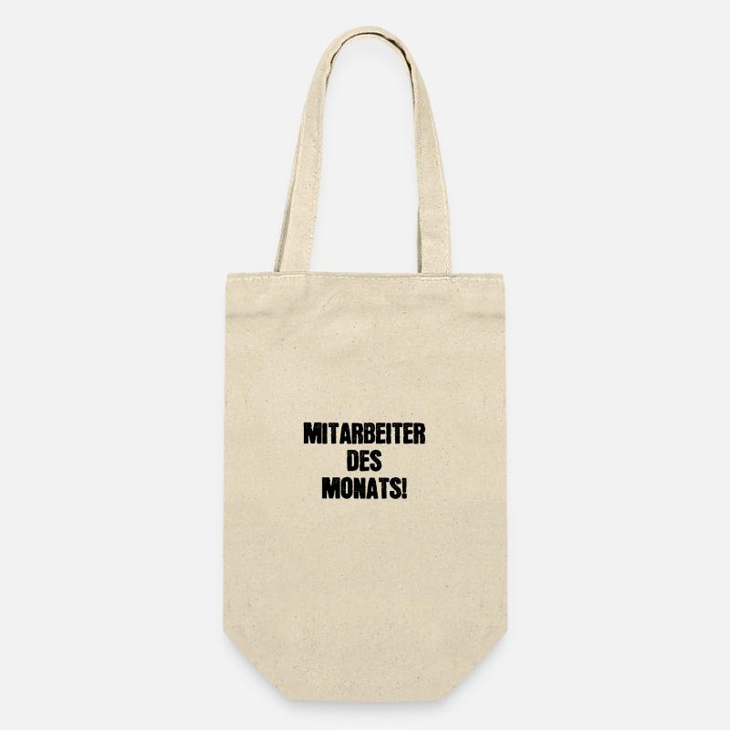 Mitarbeiter des Monats - Geschenkbeutel für Flaschen - Natur