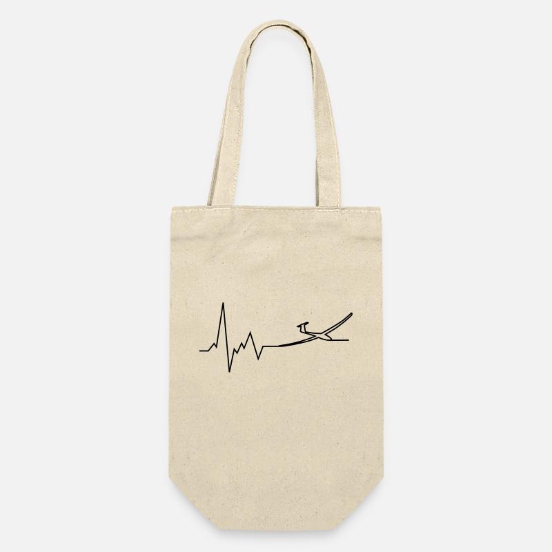 heartbeat glider - Gift Bag for Bottles - nature