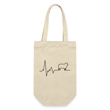 heartbeat sheep - Gift Bag for Bottles - nature - Front