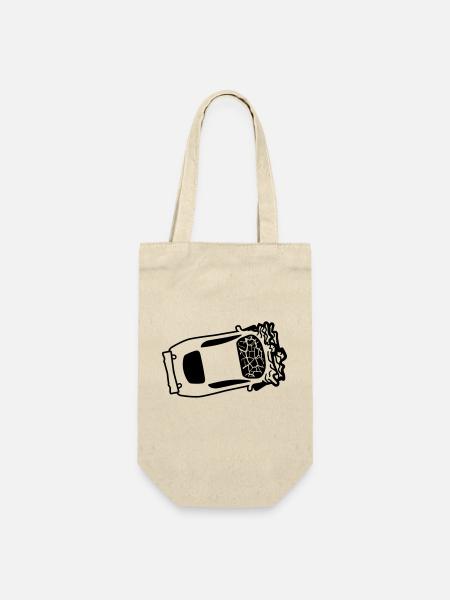 accident crash total damage crushed dents broken s - Gift Bag for Bottles - nature