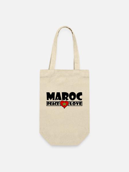 Marokko - Geschenkbeutel für Flaschen - Natur