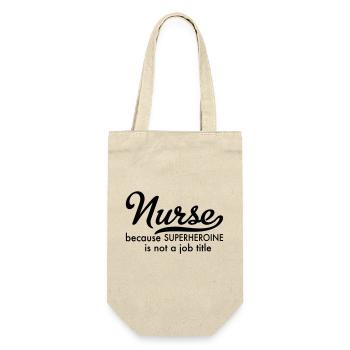 Infirmière - Sac à bouteille - nature - Devant