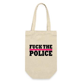 stop brutality - Geschenkbeutel für Flaschen - Natur - Vorne