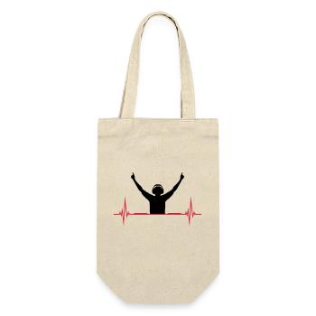 Pulse DJ design - Gift Bag for Bottles - nature - Front