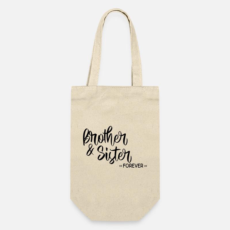frère et soeur - Sac à bouteille - nature