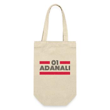 Adana 01 Türkei Turkiye Geschenk Urlaub Türk TR - Geschenkbeutel für Flaschen - Natur - Vorne