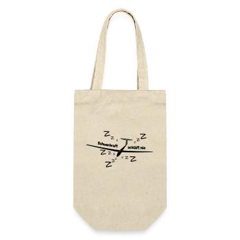 Segelflugzeug Segelfliegen Segelflieger - Geschenkbeutel für Flaschen - Natur - Vorne