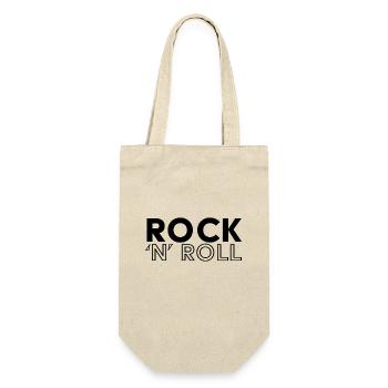 Rock 'n' Roll / Rock And Roll / Rock & Roll - Geschenkbeutel für Flaschen - Natur - Vorne