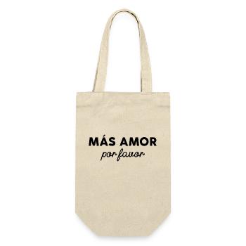 Más Amor Por Favor - Gift Bag for Bottles - nature - Front