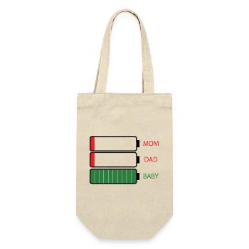Parent energy - Gift Bag for Bottles - nature - Front