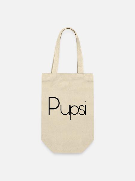 Pupsi - Geschenkbeutel für Flaschen - Natur