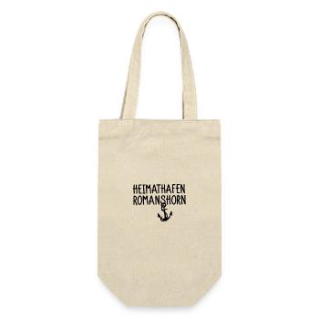Heimathafen Romanshorn - Geschenkbeutel für Flaschen - Natur - Vorne