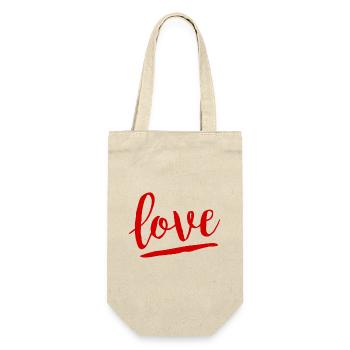 Amour rouge - Sac à bouteille - nature - Devant