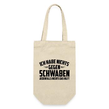 Ich Habe Nichts Gegen Schwaben - Badisch Geschenke - Geschenkbeutel für Flaschen - Natur - Vorne
