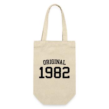 Original 1982 - 40 ans - Cadeau de 40e anniversaire - Sac à bouteille - nature - Devant