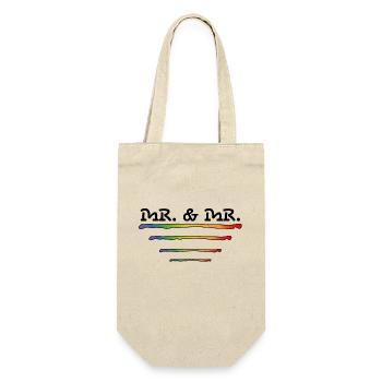 Mr Gay et Mr Gay Mariage - Sac à bouteille - nature - Devant