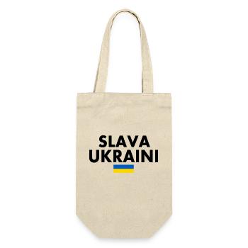Slava ukraini - Gift Bag for Bottles - nature - Front