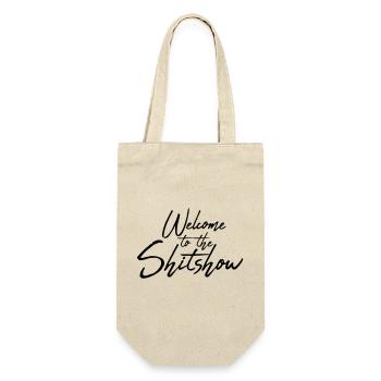 Welcome Shitshow Logo - Gift Bag for Bottles - nature - Front