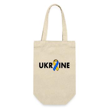 Ukraine - Geschenkbeutel für Flaschen - Natur - Vorne