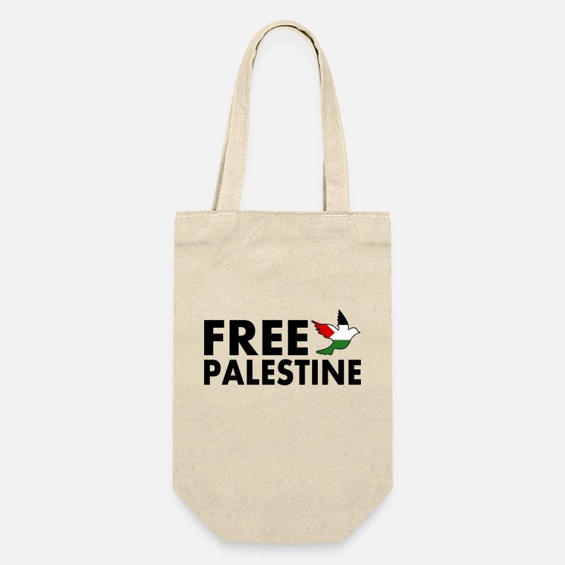 Free palestine - Sac à bouteille - nature
