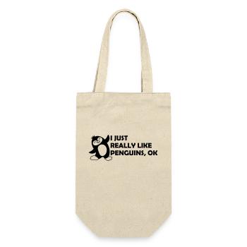 I just like penguins - Gift Bag for Bottles - nature - Front