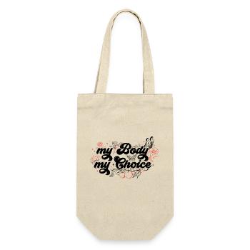 mon corps mon choix féminisme femmes femmes - Sac à bouteille - nature - Devant