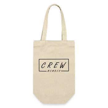 Crew Members - Gift Bag for Bottles - nature - Front