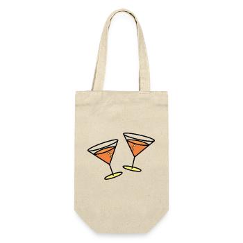 Cocktails to celebrate - Gift Bag for Bottles - nature - Front
