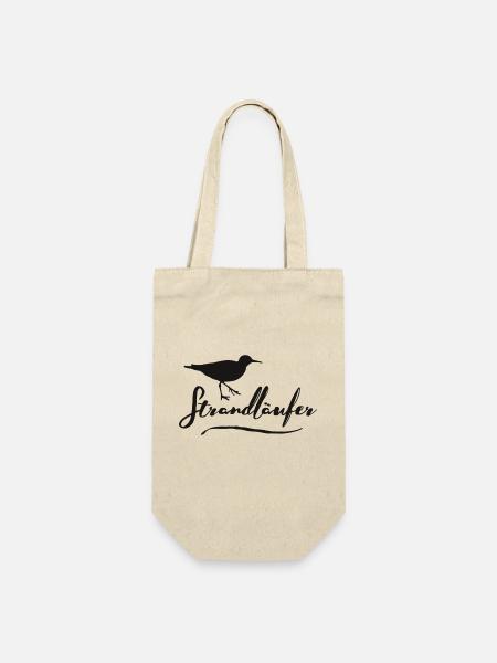 Strandläufer - Geschenkbeutel für Flaschen - Natur
