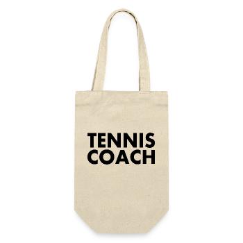 Tennis coach - Gift Bag for Bottles - nature - Front
