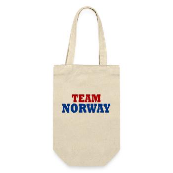 Team norway - Geschenkbeutel für Flaschen - Natur - Vorne