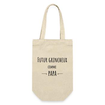 Grincheux Comme Papa Cadeau bébé - Sac à bouteille - nature - Devant