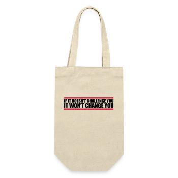 Workout Fitness Motivation Quote - Gift Bag for Bottles - nature - Front