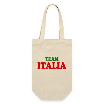 Team italia - Geschenkbeutel für Flaschen - Natur - Vorne