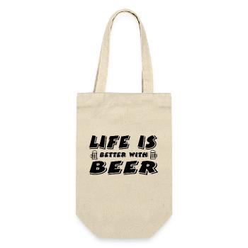 Bière - Sac à bouteille - nature - Devant