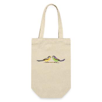 Oiseaux - Sac à bouteille - nature - Devant