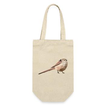 Long-tailed, Aegithalos caudatus - Gift Bag for Bottles - nature - Front