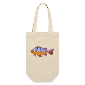 Poisson - Sac à bouteille - nature - Devant