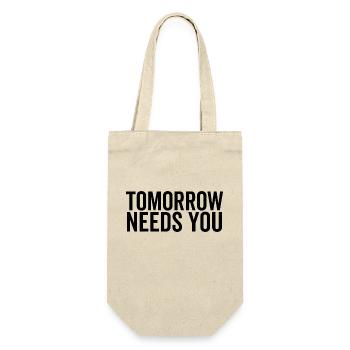 Tomorrow Needs You - Gift Bag for Bottles - nature - Front