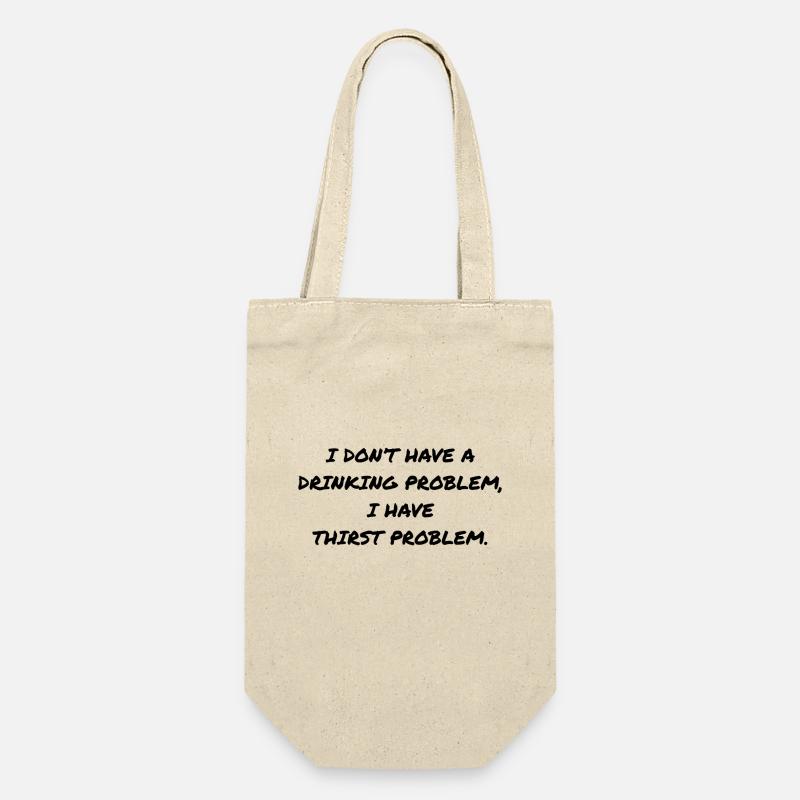 TRINKPROBLEM - Geschenkbeutel für Flaschen - Natur
