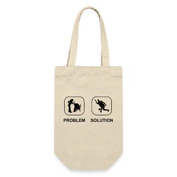 Bowling Skittles Cadeau Bowling Ball Kegel Bowler - Sac à bouteille - nature - Devant