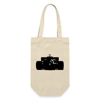 Car form (black/white) - Gift Bag for Bottles - nature - Front
