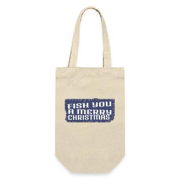 Santa Funny Sayings Adorable Dinosaur Tshirt - Gift Bag for Bottles - nature - Front