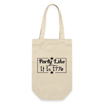 Party like it is 1776 - Geschenkbeutel für Flaschen - Natur - Vorne