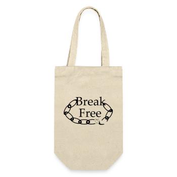 Break Free - lettrage avec image - Sac à bouteille - nature - Devant