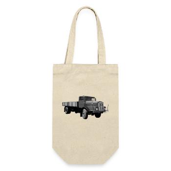 H6 Truck IFA Werdau DDR Oldtimer Ostalgie - Gift Bag for Bottles - nature - Front