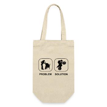 Moto Motocross Mobylette Cadeau Motocycliste - Sac à bouteille - nature - Devant