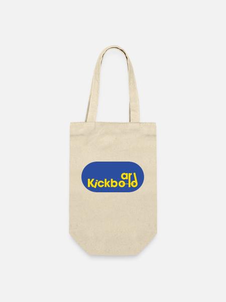 Kickboard Logo - Geschenkbeutel für Flaschen - Natur