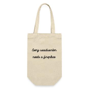 Lumber Forestry Funny Craftsmen Design Joke - Gift Bag for Bottles - nature - Front