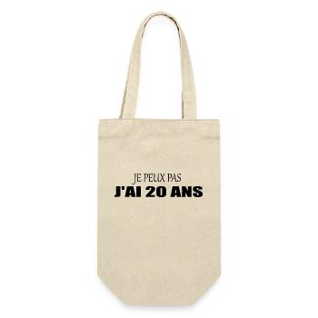 Je Peux Pas J'ai 20 ans - Sac à bouteille - nature - Devant